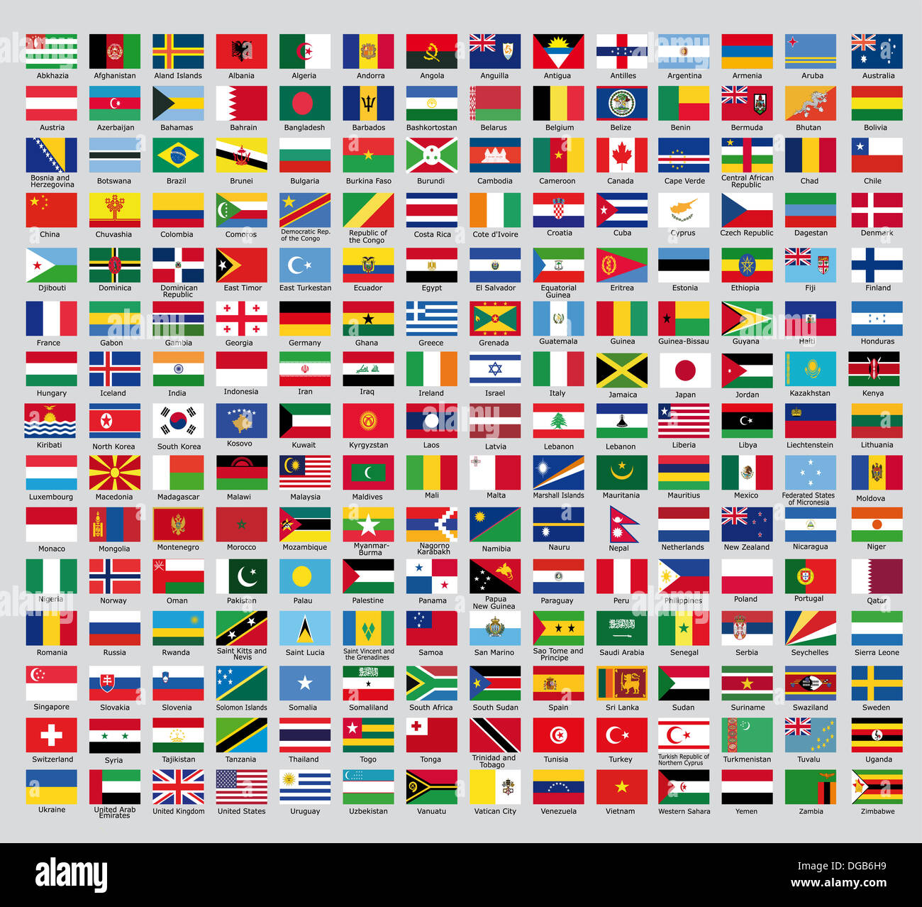 Kicktag National Flags Collection